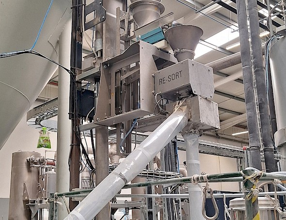 Sesotec RE-SORT Metal Separator in a factory